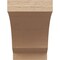 Ekena Millwork 4in. W x 6in. H x 16in. L Moab Woodgrain TimberThane Rafter Tail, Primed Tan RFTUR04X06X16MOARCPR - alternate 2